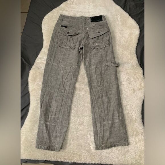 Rocawear Mens Gray Original Straight Carpenter Pants Size 34x32 Y2K Style‎ - Picture 2 of 8